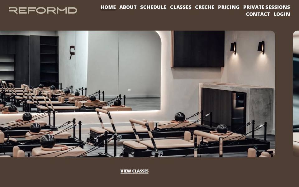 Reformd Pilates website