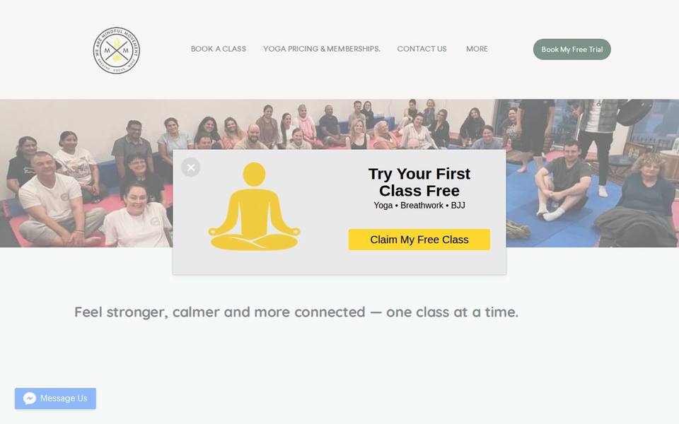 We Are Mindful Movement website