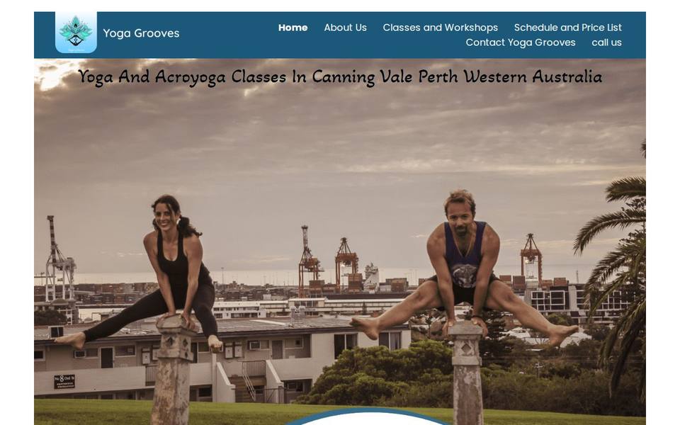 Yoga Grooves - Canning Vale website