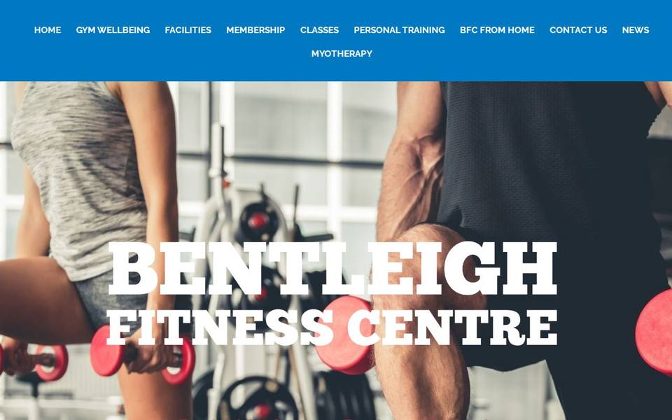 Bentleigh Fitness Centre website