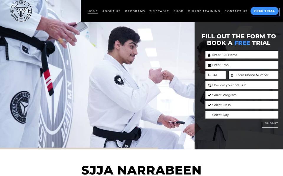 SJJA Narrabeen website