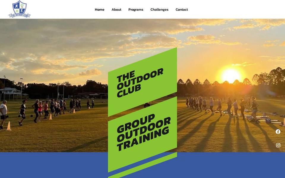 The Outdoor Club Graceville website