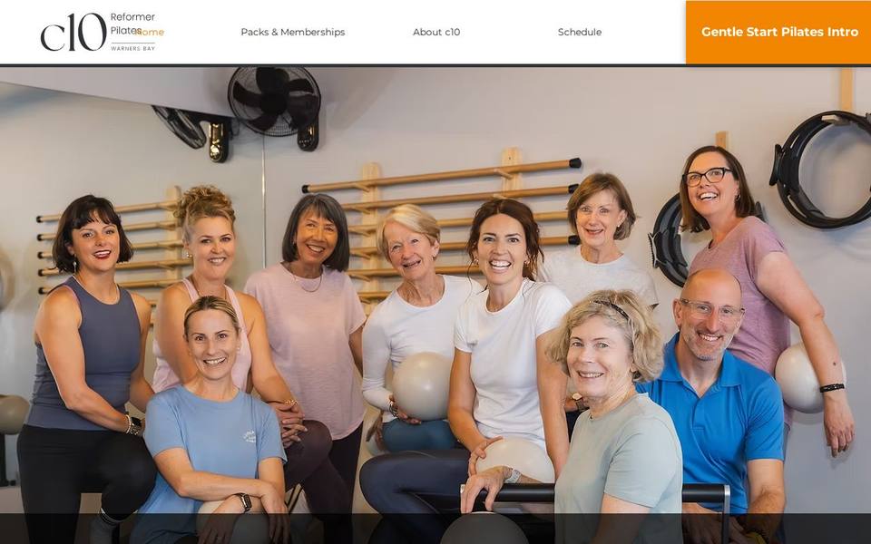 C10 Reformer Pilates website