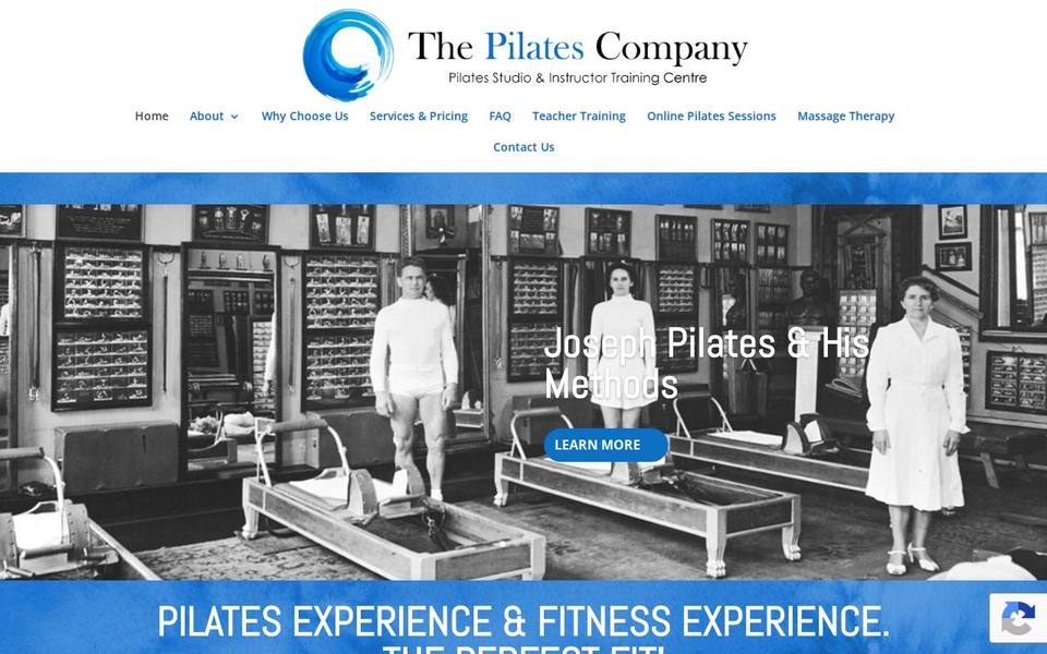 The Pilates Company website