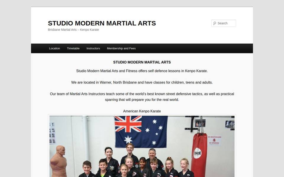Kenpo Karate Brisbane website