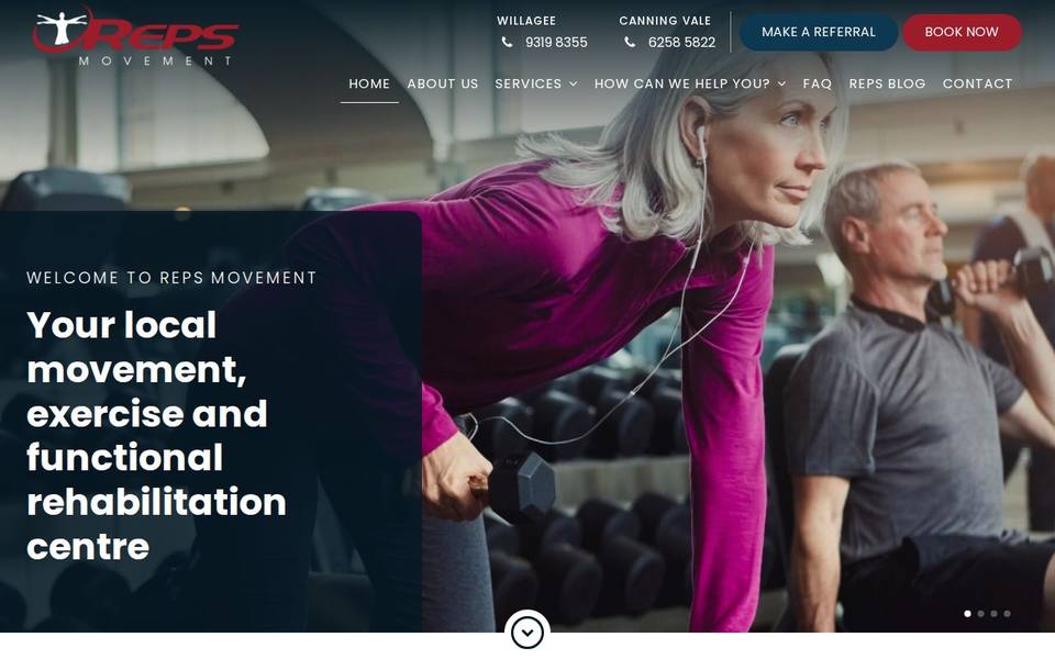 REPS Movement website