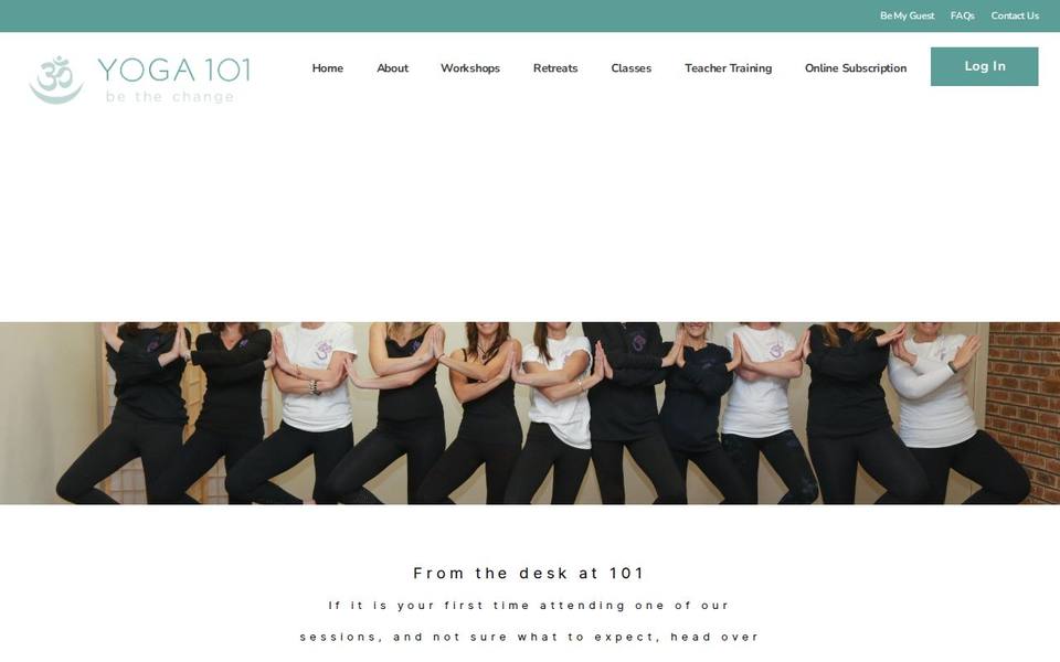 Yoga 101 website