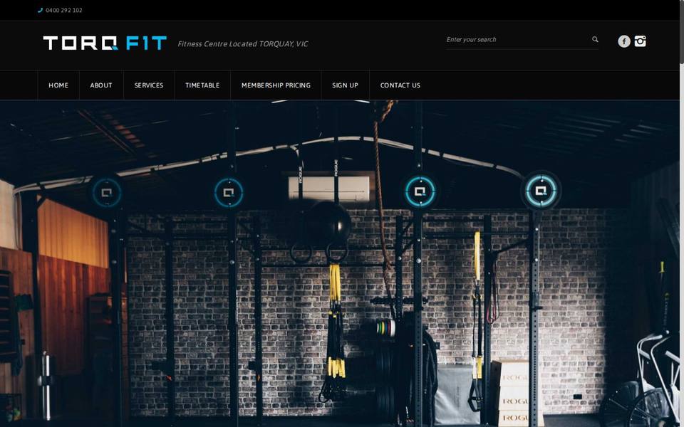 TORQ FIT Training Solutions website