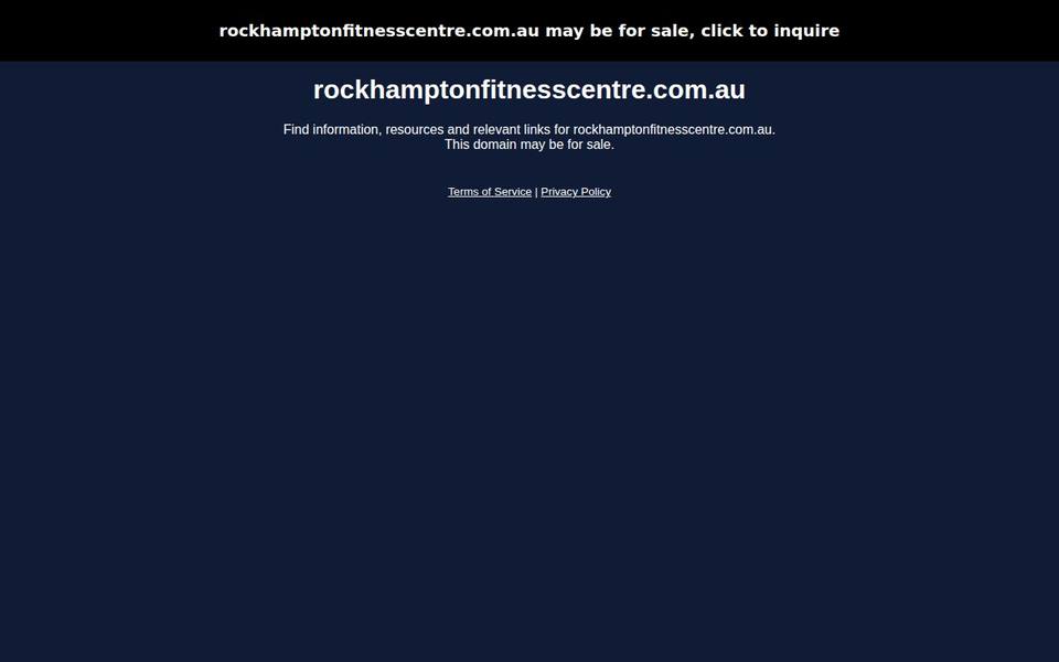 Rockhampton Fitness Centre website