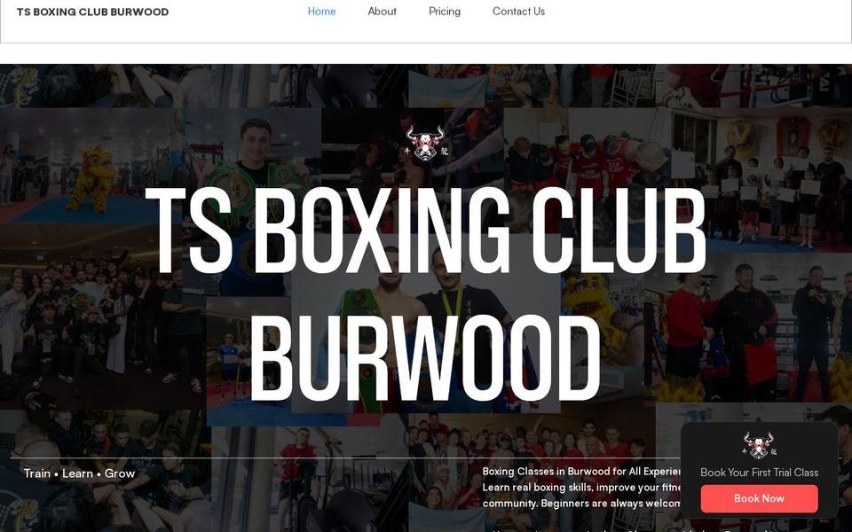 TS Boxing Club website
