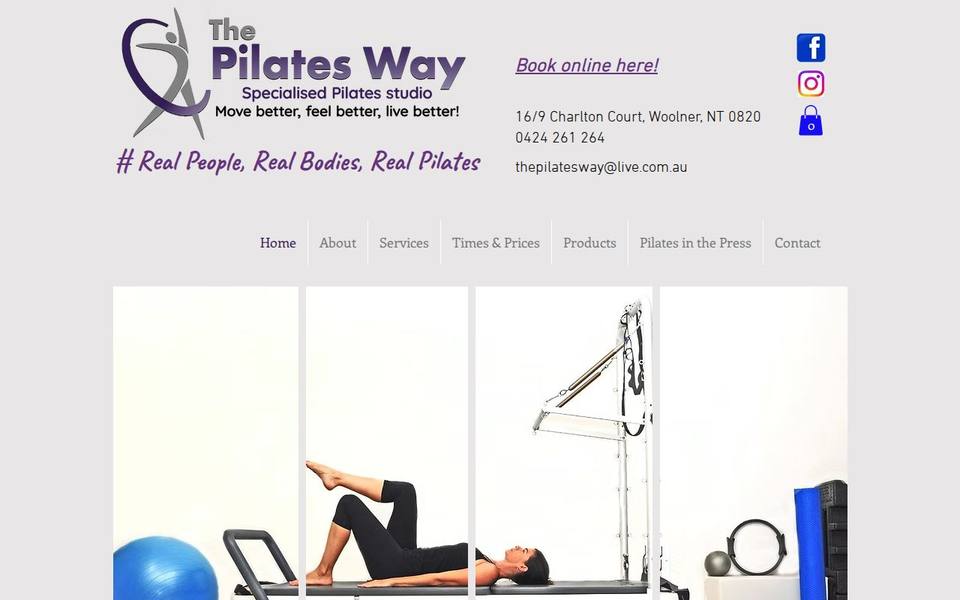 The Pilates Way website
