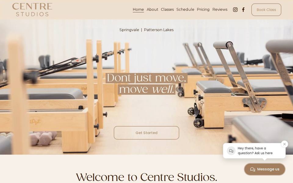 Centre Studios website