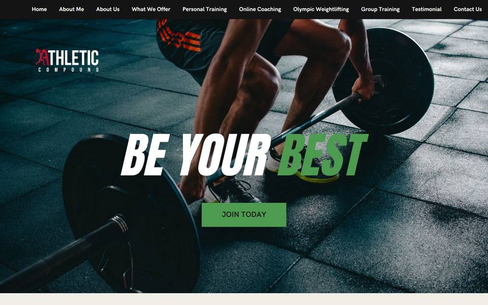 Nick's Health and Fitness Coaching website