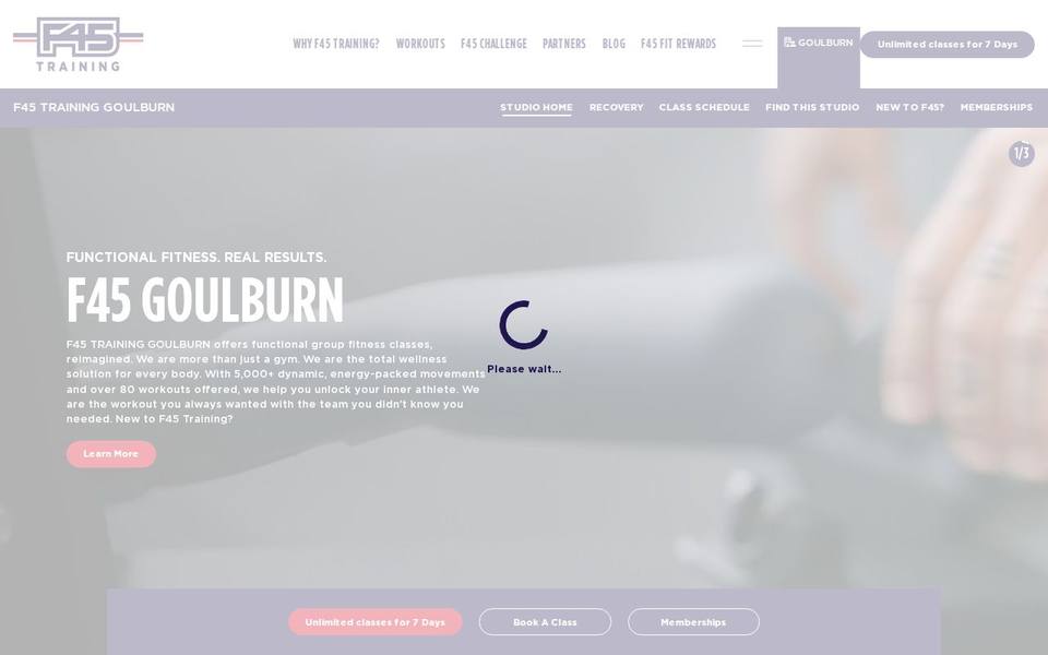 F45 Goulburn website