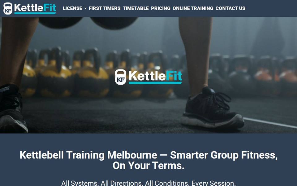 Kettlefit Gym Port Melbourne website