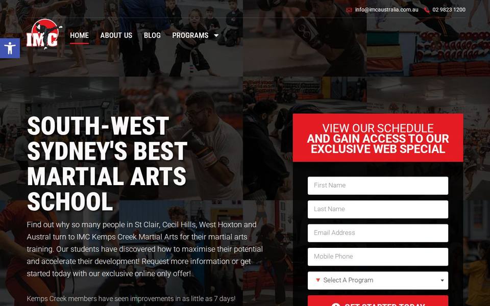 IMC Kemps Creek Martial Arts website