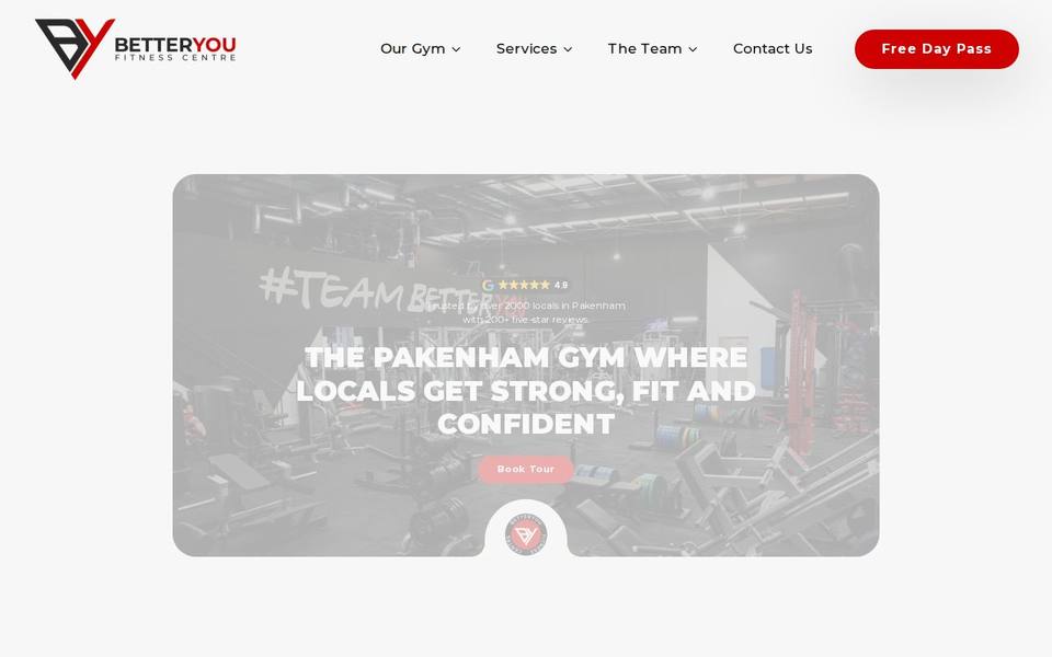 BetterYOU Fitness Centre website