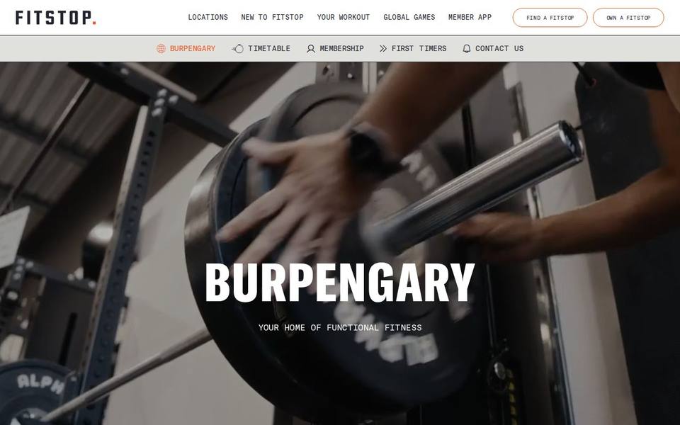 Fitstop Burpengary website