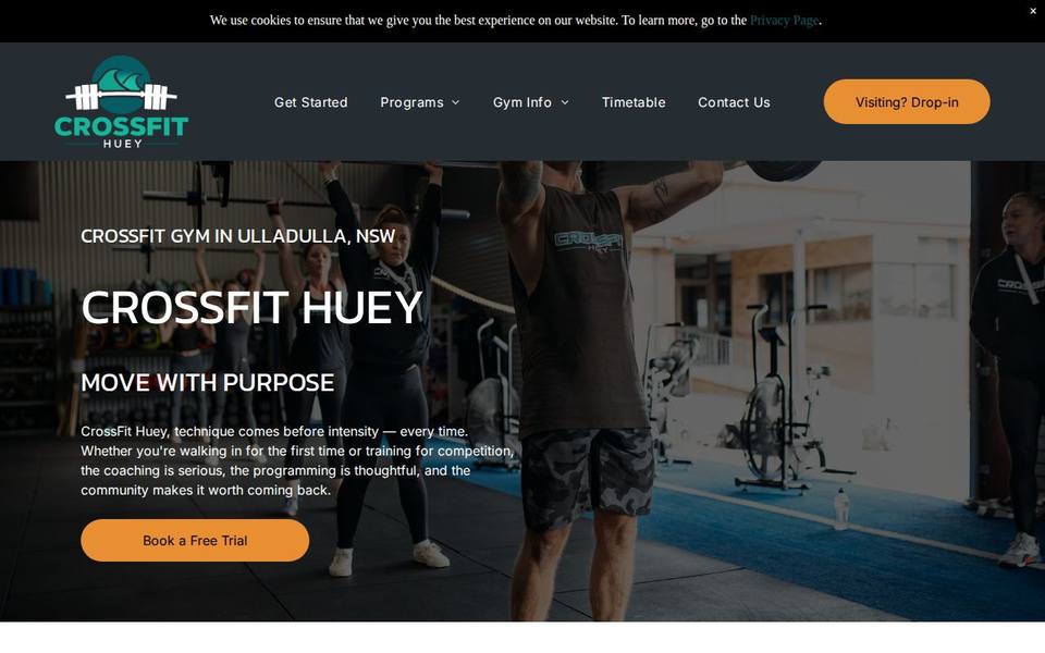 CrossFit Huey website