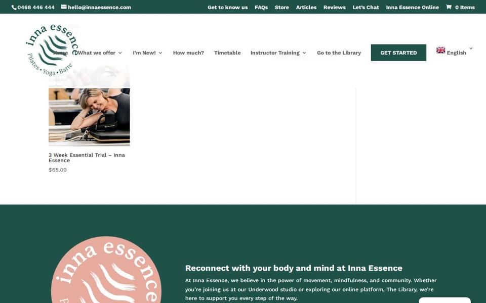 Inna Essence website