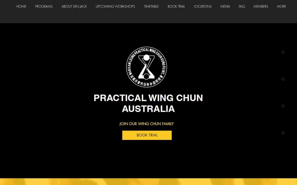 Practical Wing Chun Kung Fu Headquarters website