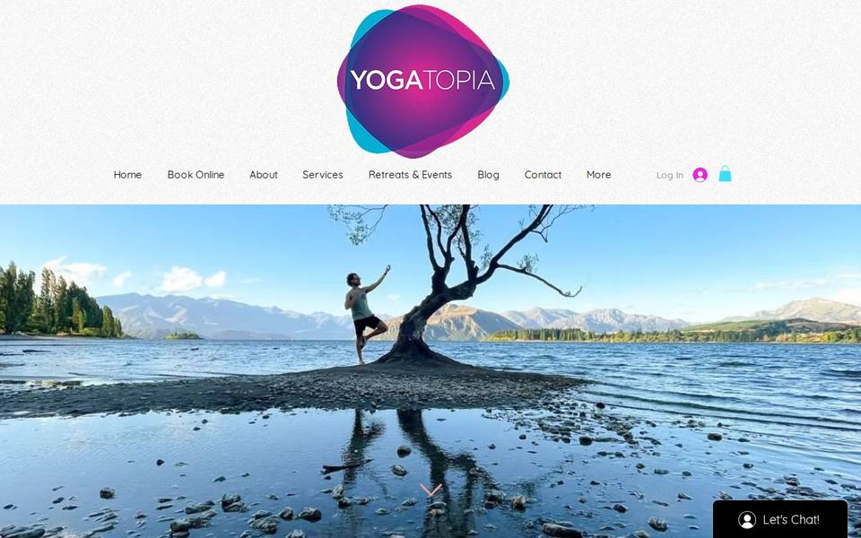 YogaTopia Australia website