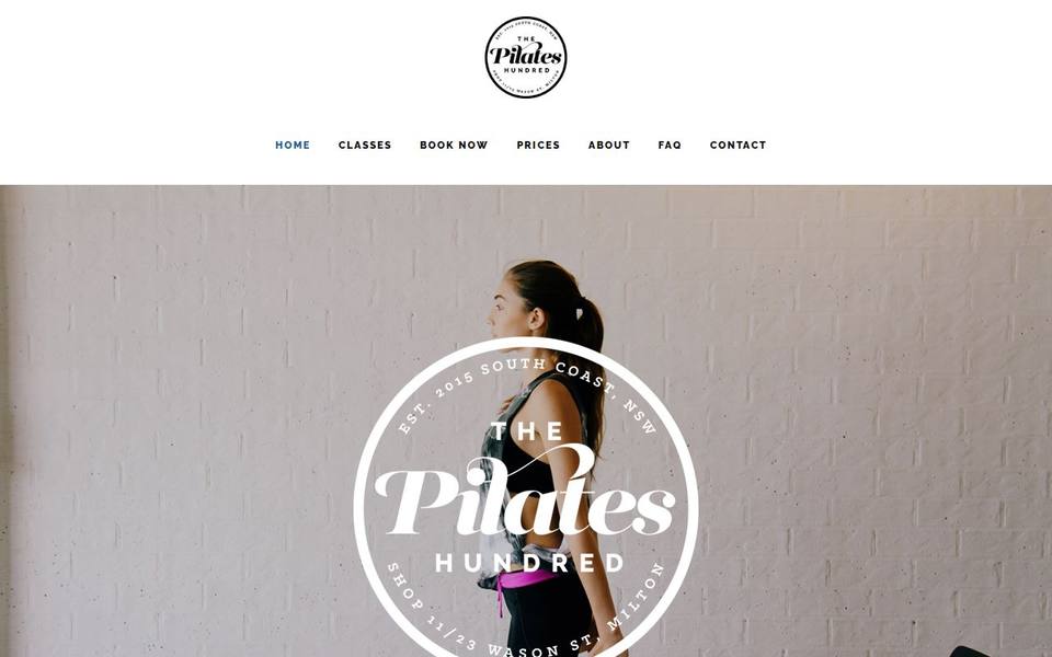The Pilates Hundred website