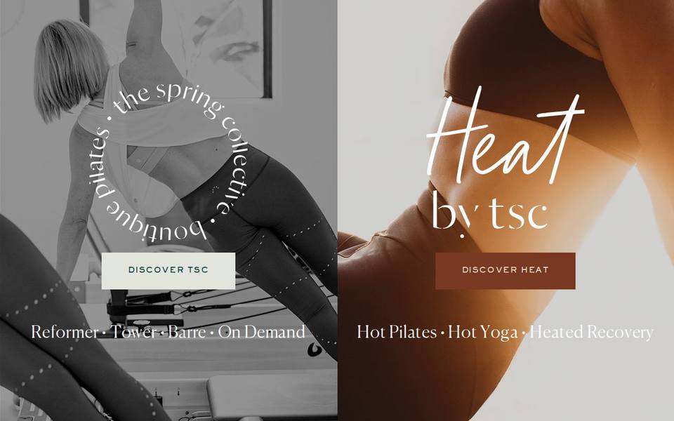 The Spring Collective Pilates website