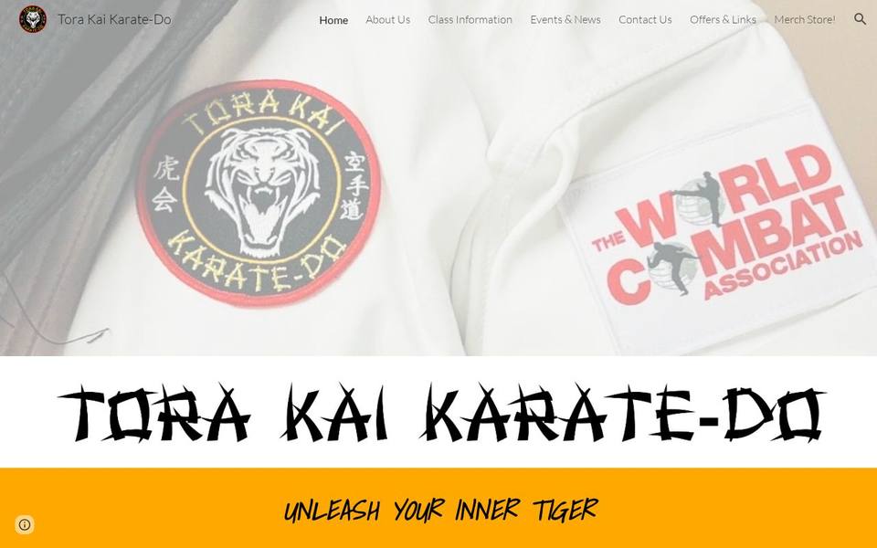 Tora Kai Karate-Do website