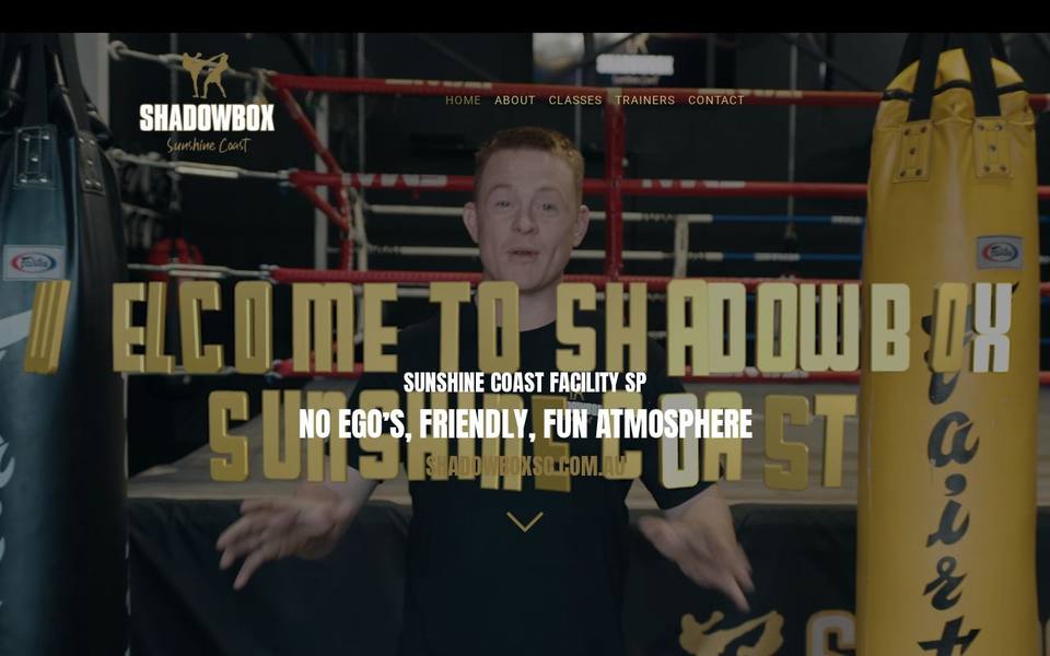 Shadowbox Sunshine Coast website