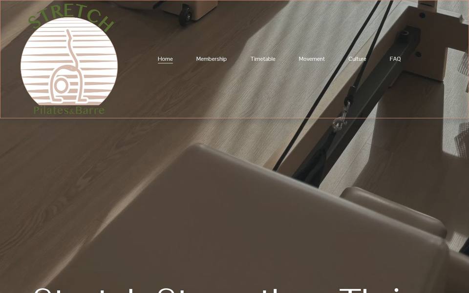 Stretch Pilates & Barre website