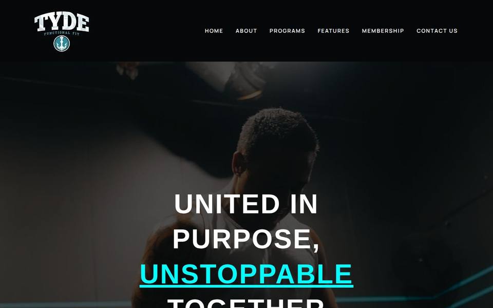 TYDE Functional Fitness website