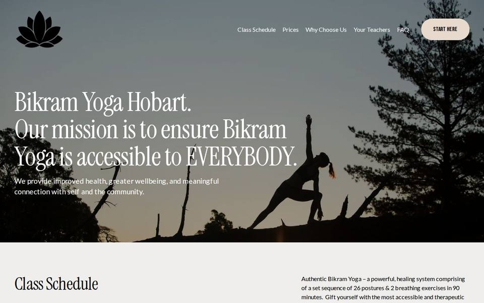 The Hot Room website
