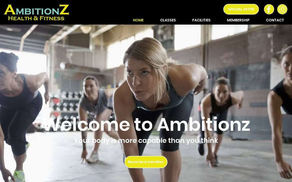 Ambitionz Rockhampton website