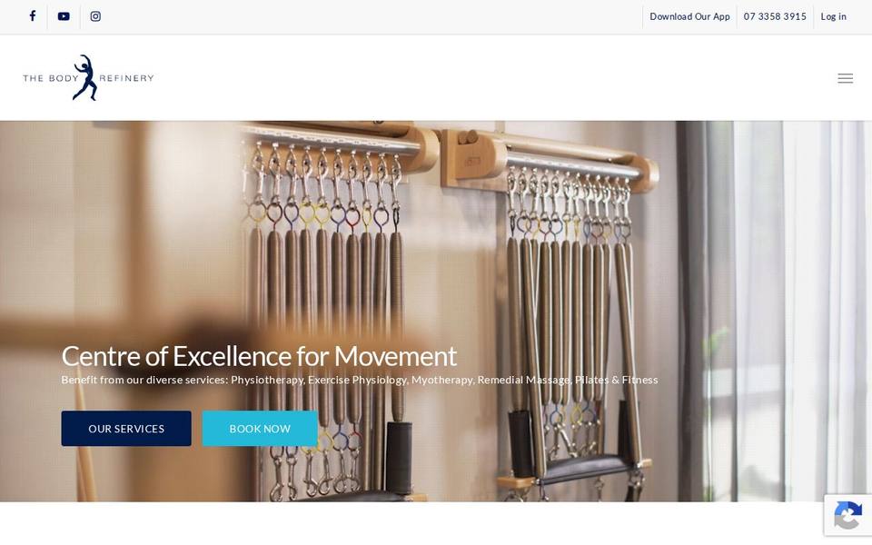 The Body Refinery website