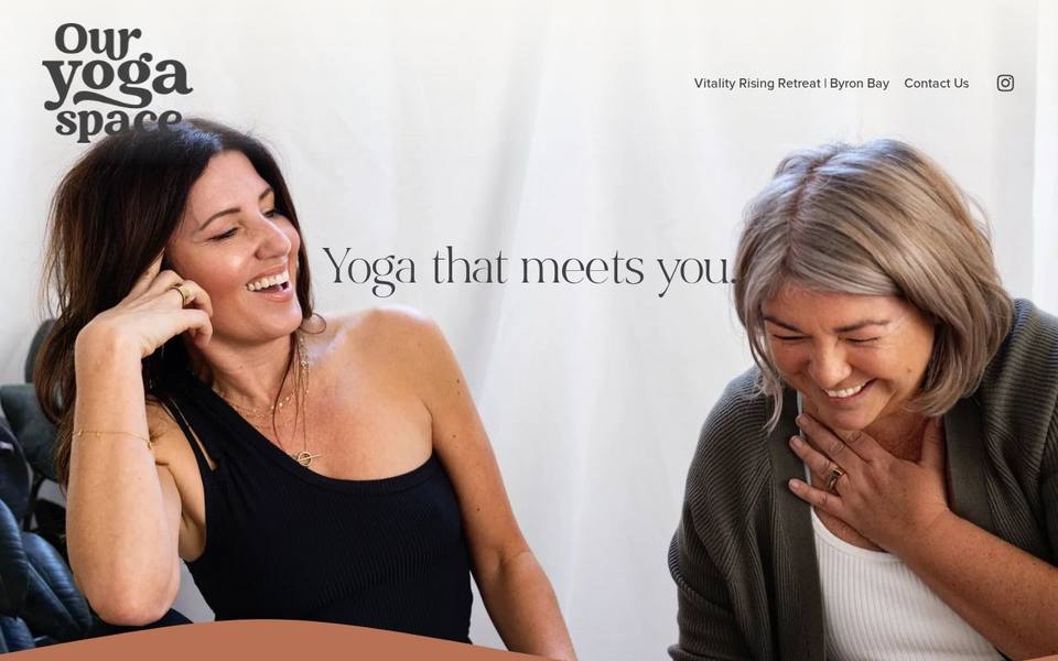 Our Yoga Space website