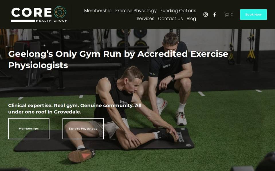 Core Health Group website