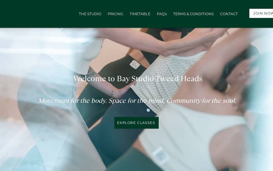 Bay Studio website