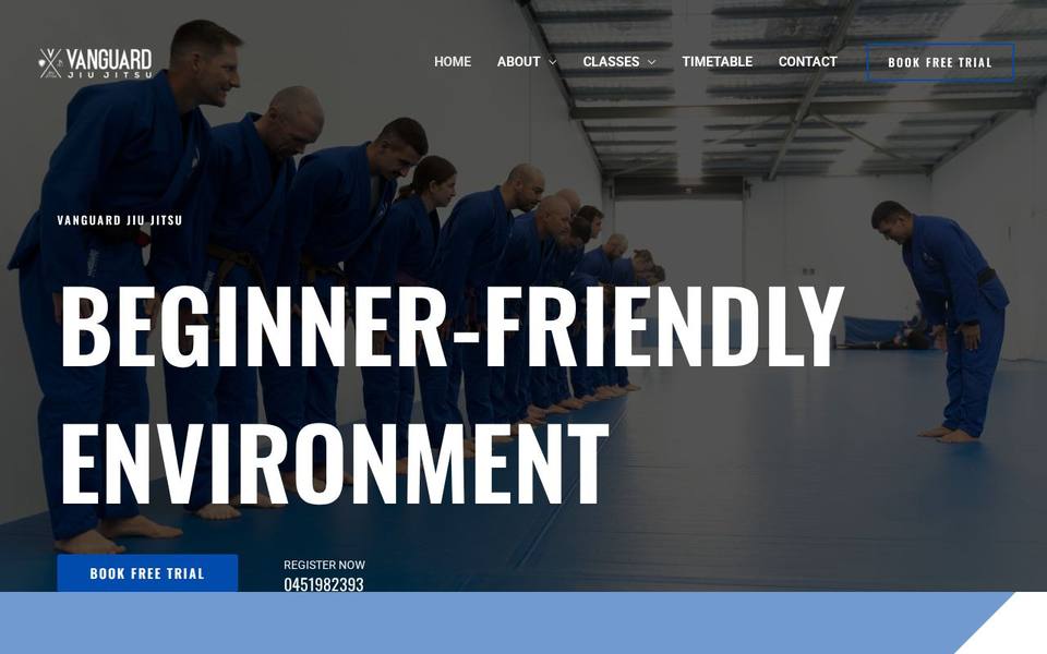 Vanguard Jiu Jitsu website