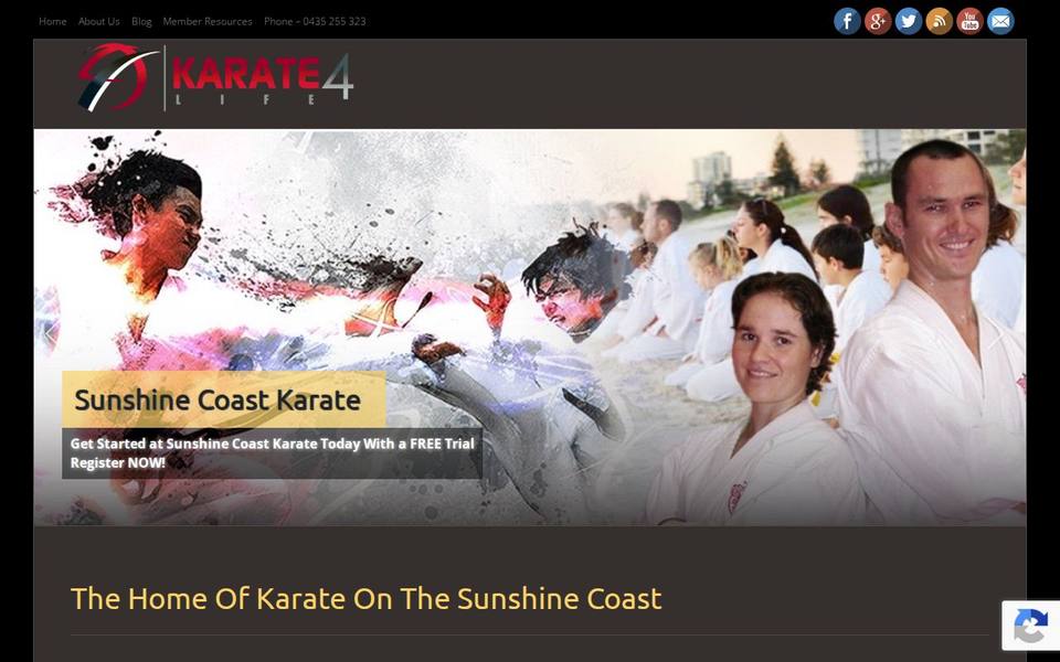 Sunshine Coast Karate website