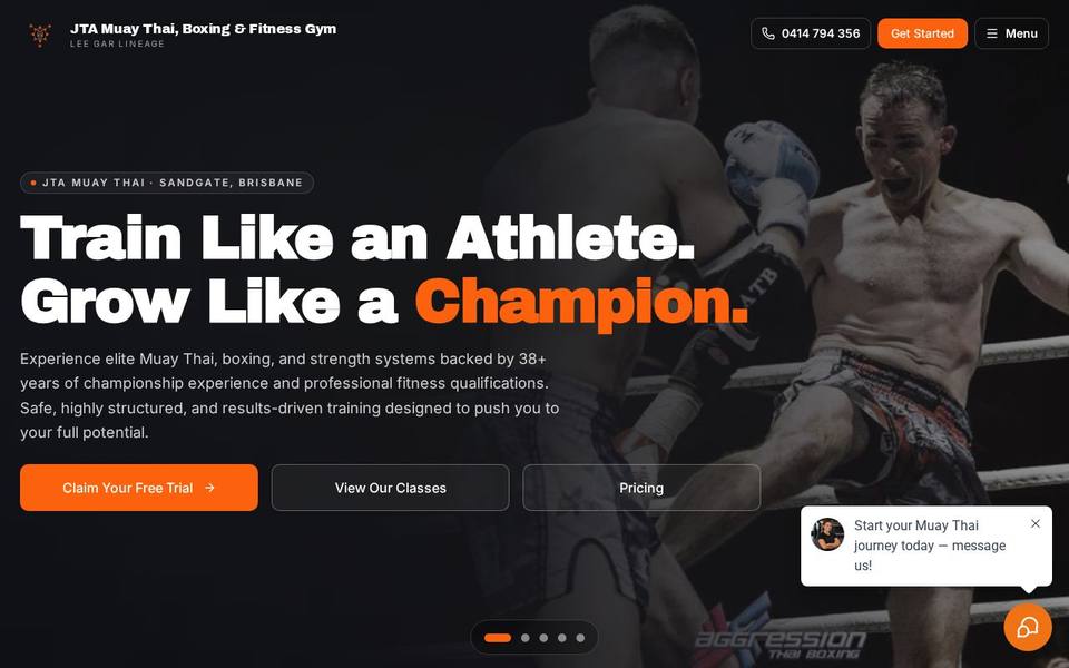 JTA Training Systems website