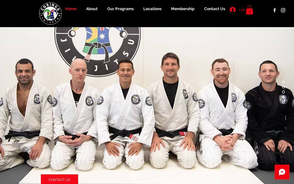 Coringa Brazilian Jiu Jitsu website