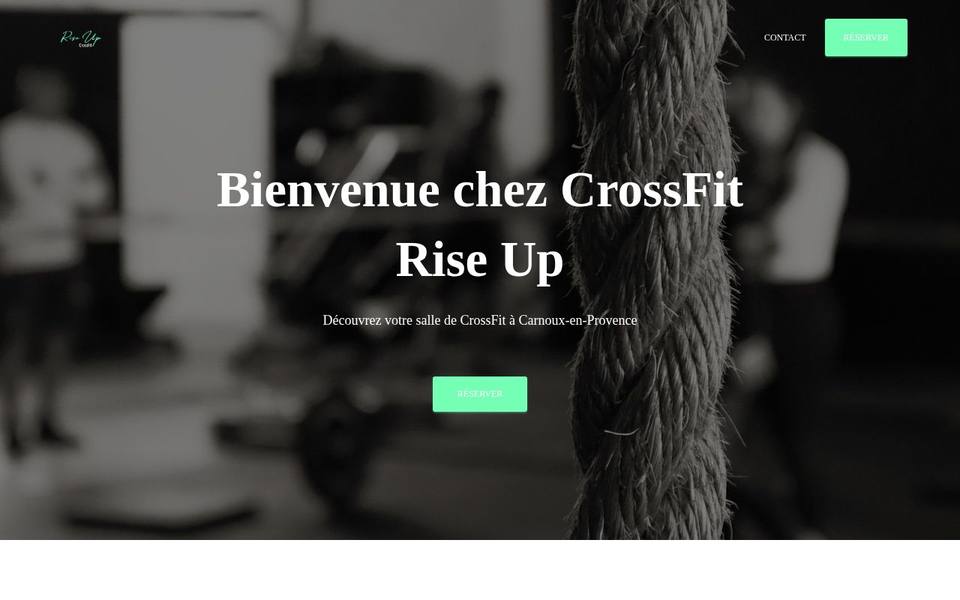 Crossfit RiseUp website