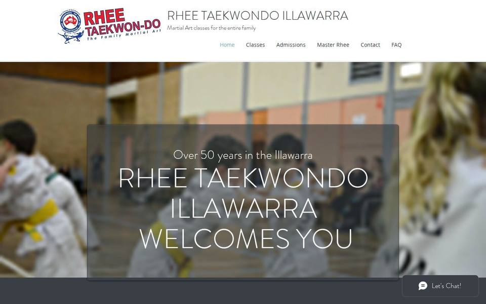 Rhee Tae Kwon Do website