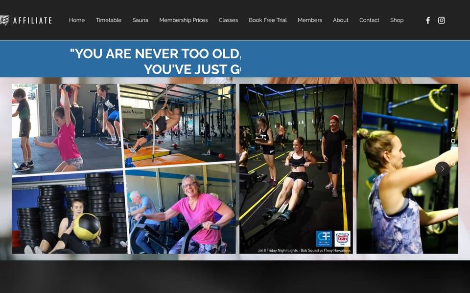 CrossFit Flourish website