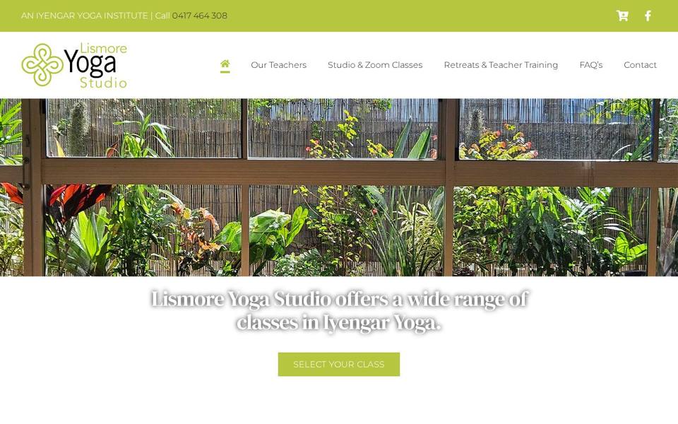 Lismore Yoga Studio website