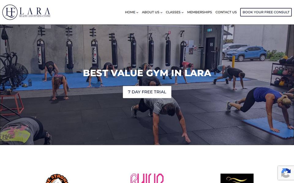Lara Health and Fitness Centre website