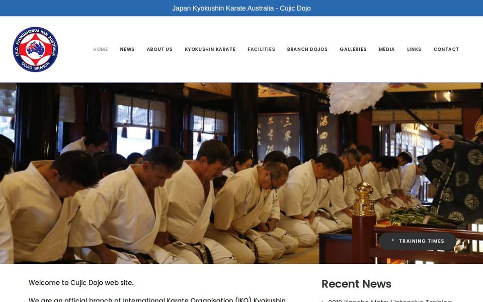 Kyokushin Karate website