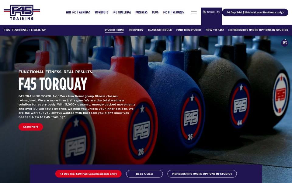 F45 Torquay website