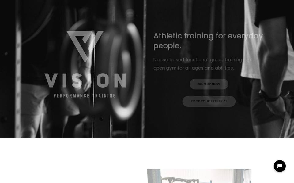 Vision Performance Training website